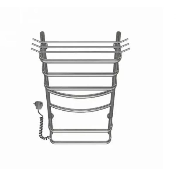 Полотенцесушитель электрический DEFFI Юность 500x800 118 Вт хромированная левая