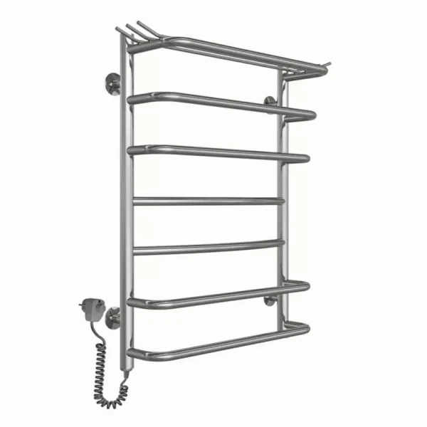 Полотенцесушитель электрический DEFFI Юность 500x800 118 Вт хромированная левая