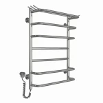 Полотенцесушитель электрический DEFFI Юность 500x800 118 Вт хромированная левая