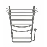 Полотенцесушитель электрический DEFFI Юность 500x800 130 Вт хром права