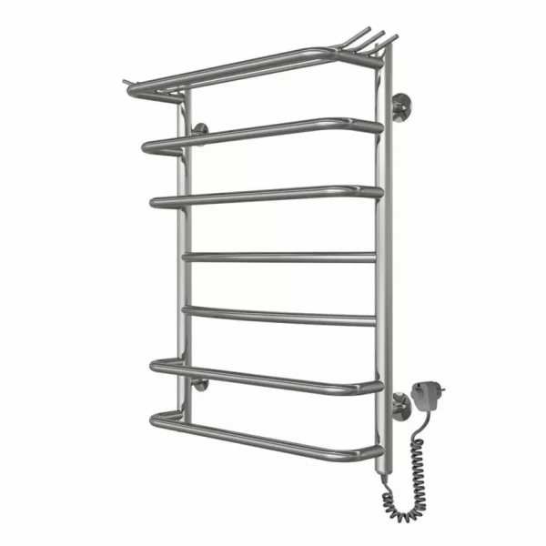 Полотенцесушитель электрический DEFFI Юность 500x800 130 Вт хром права