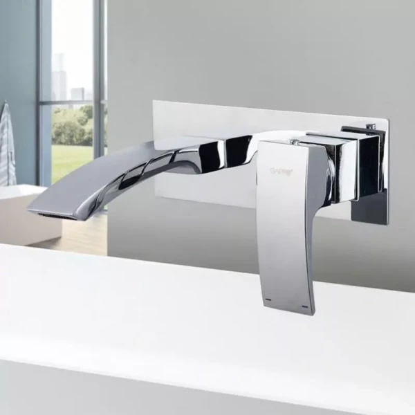 Смеситель для умывальника GAPPO G1007-2 хромированный