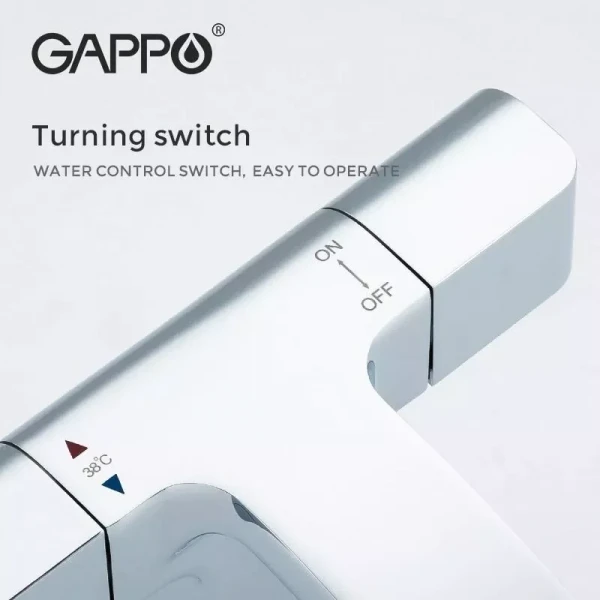 Змішувач для умивальника GAPPO G1007-40, хром