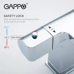Змішувач для умивальника GAPPO G1007-40, хром