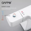 Смеситель для умывальника GAPPO G1007-50 белый/хром