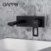 Смеситель для умывальника GAPPO G1017-16 черный