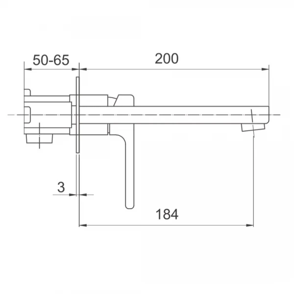 Змішувач для умивальника GAPPO G1017-16, чорний