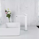 Смеситель для умывальника GAPPO G1017-2 белый/хром