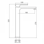 Смеситель для умывальника GAPPO G1017-62 черный