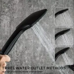 Смеситель для ванны GAPPO G1117-6 черный на борт.