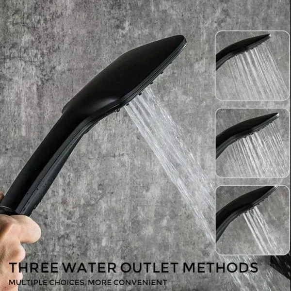 Смеситель для ванны GAPPO G1117-6 черный на борт.