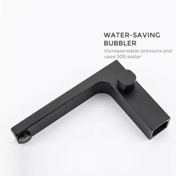 Смеситель для ванны GAPPO G1117-6 черный на борт.