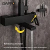 Душевая система GAPPO G2417-6 черная с переключателем на лейку