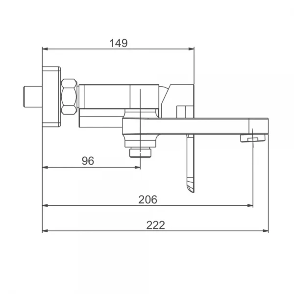 Смеситель для ванны GAPPO G3248 белый/хром