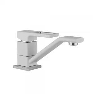 Змішувач для кухні GAPPO G4517-8, білий/хром