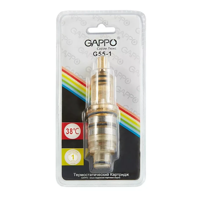 Термостатический картридж GAPPO G55-1 38°C