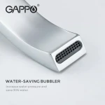 Душевая система встроенная GAPPO G7107-40 хромированная с переключателем на лейку 3-функции