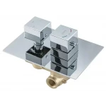 Душевая система встроенная GAPPO G7107-40 хромированная с переключателем на лейку 3-функции