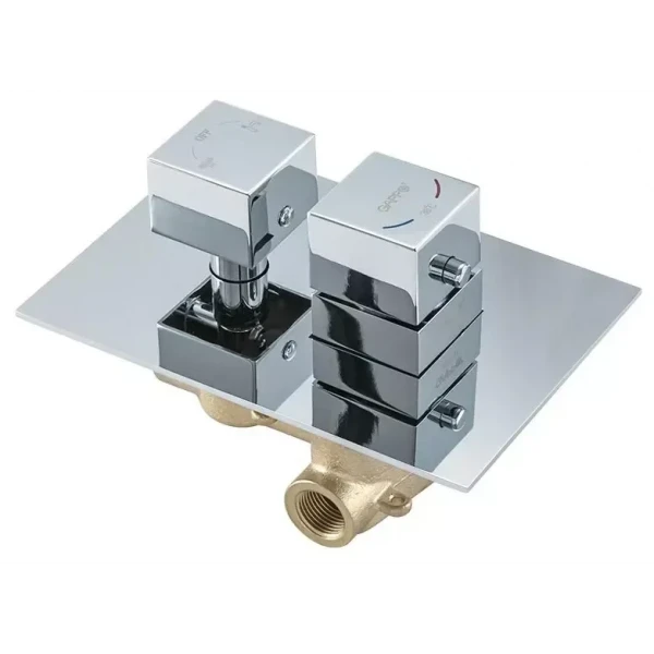 Душевая система встроенная GAPPO G7107-40 хромированная с переключателем на лейку 3-функции