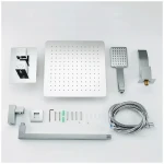Душевая система встроенная GAPPO G7107-40 хромированная с переключателем на лейку 3-функции