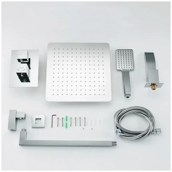 Душевая система встроенная GAPPO G7107-40 хромированная с переключателем на лейку 3-функции