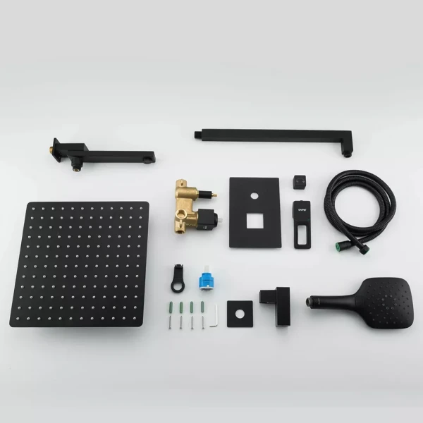 Душевая система GAPPO G7117-6 с переключателем на лейку на 3 функции черная