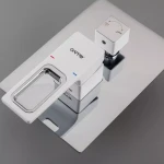 Встраиваемая душевая система GAPPO G7117-8 белая/хром с переключателем на лейку 3-функции