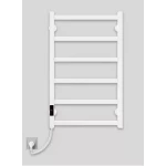 Полотенцесушитель электрический DEFFI Avast 500x800 140 Вт левый белый