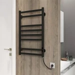 Полотенцесушитель электрический DEFFI Avast 500x800 правый 140 Вт черный