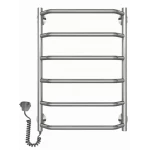 Полотенцесушитель электрический DEFFI Трапеция 500x600 мм 95 Вт хромированная левая