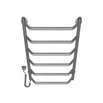 Полотенцесушитель электрический DEFFI Трапеция 500x600 мм 95 Вт хромированная левая