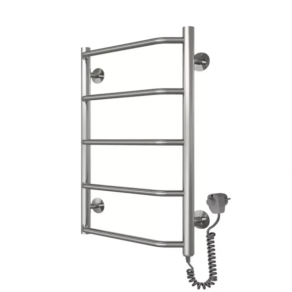 Полотенцесушитель электрический DEFFI Трапеция 500x600 мм 95 Вт хромированная левая