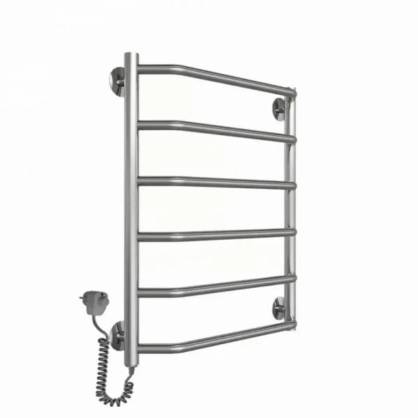 Полотенцесушитель электрический DEFFI Трапеция 500x600 мм 95 Вт хромированная левая
