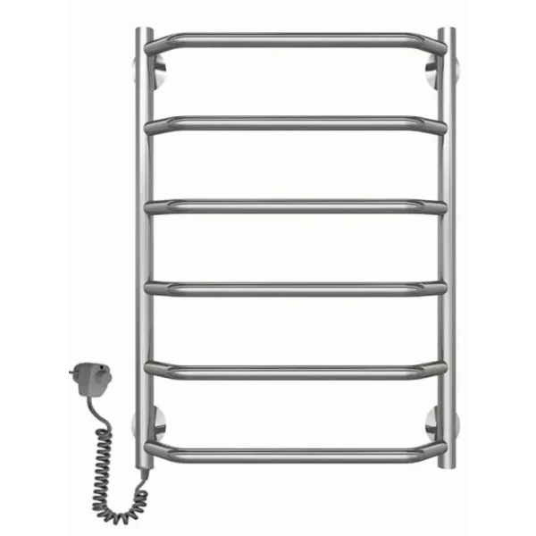 Полотенцесушитель электрический DEFFI Трапеция 500x600 мм 95 Вт хромированная левая