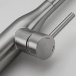 Смеситель для кухни GAPPO G4398-45 с выдвижным изливом сатин, 2 режима