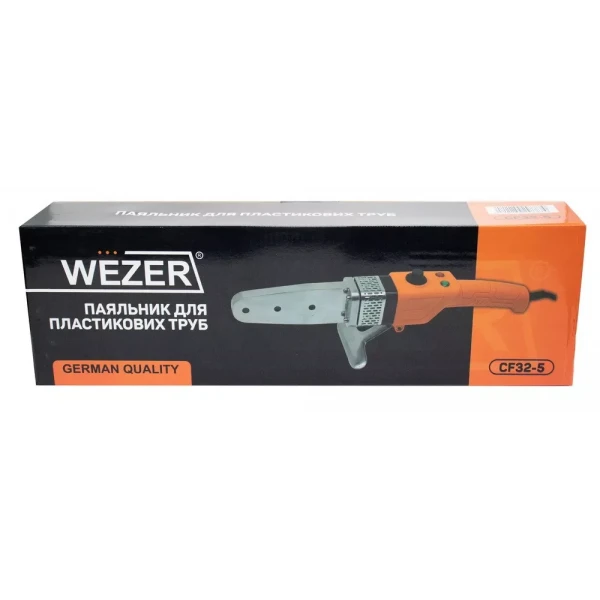 Сварочный комплект для труб ППР WEZER CF-32-5 800Вт с насадками Ø20-32