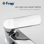 Смеситель для умывальника FRAP F1061-2 высокий хромированный