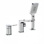 Смеситель для ванны FRAP F1161 хром на борт.