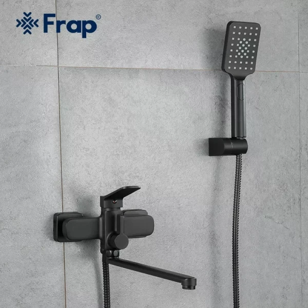 Смеситель для ванны FRAP F2262 черный