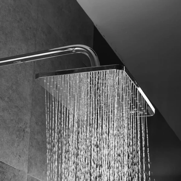 Душевая система FRAP F2461 с поворотным изливом, переключателем на лейку, 3 режима, белая/хром