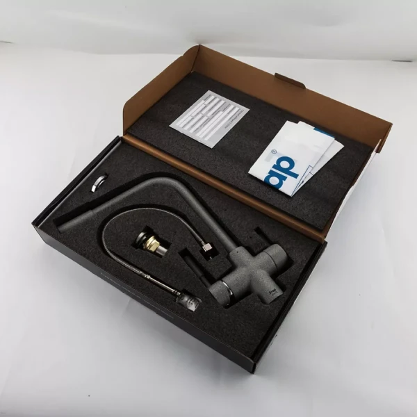 Смеситель для кухни FRAP F4352-22 на две воды серый