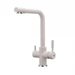 Смеситель для кухни FRAP F4352-24 для двух вод белый