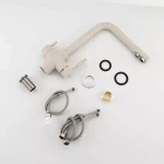 Смеситель для кухни FRAP F4352-24 для двух вод белый