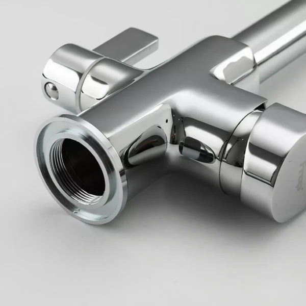 Смеситель для кухни FRAP F4361 хромированный для двух вод