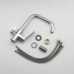 Смеситель для кухни FRAP F4361 хромированный для двух вод