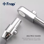 Смеситель для кухни FRAP F4374 серый/хром для двух видов воды