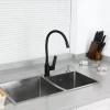 Смеситель для кухни FRAP F4462 с гибким изливом черный