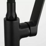 Смеситель для кухни FRAP F4462 с гибким изливом черный