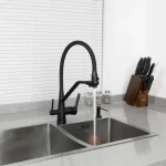 Смеситель для кухни FRAP F4374-1 черный/хром для двух типов воды