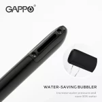Смеситель для умывальника GAPPO G1052-86 черный